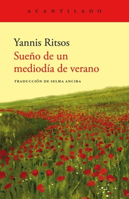 Sueno de Un Mediodia de Verano, Yannis Ritsos - Paperback - 9788419036797