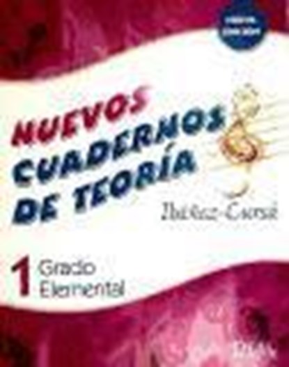 Cuadernos de Teoria, Grado Elemental Volumen 1, DIONISIO CURS DE PE - Paperback - 9788438710067
