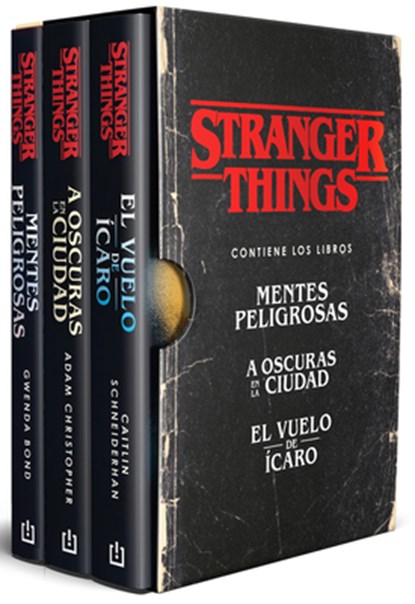 Estuche Stranger Things (Contiene: Mentes Peligrosas / A Oscuras En La Ciudad / El Vuelo de Ícaro) / Stranger Things Boxed Set, Caitlin Schneiderhan - Paperback - 9788466382588