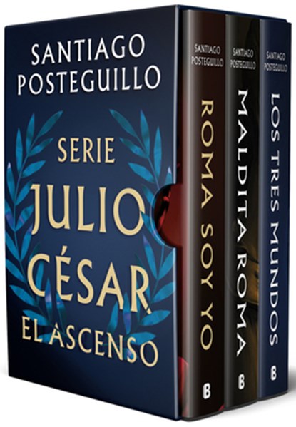 Estuche Serie Julio César: El Ascenso (Roma Soy Yo; Maldita Roma; Los Tres Mundos) / The Ascension Trilogy Boxed Set, Santiago Posteguillo - Gebonden - 9788466680349