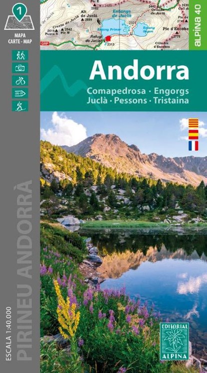 Andorra - Comapedrosa-Engorgs-Jucla-Pessons-Tristaina, niet bekend - Gebonden - 9788470111235