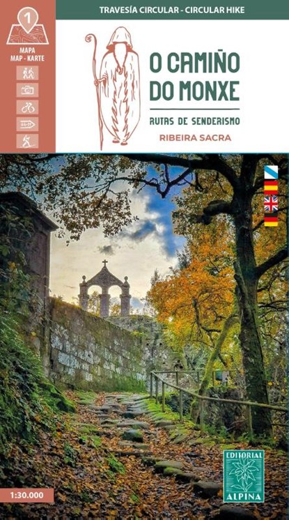 O Camino do Monxe hiking map, niet bekend - Gebonden - 9788470111617