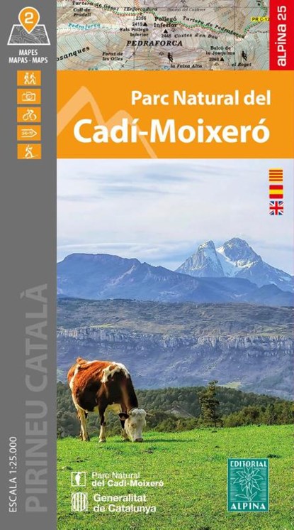 Cadi-Moixero PN 2 maps, niet bekend - Gebonden - 9788470111839