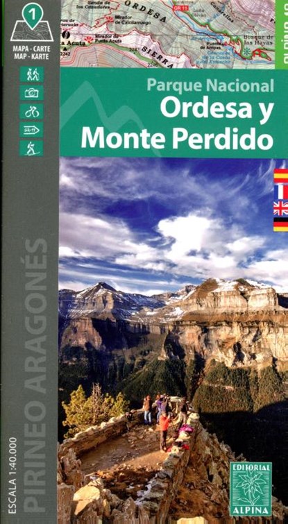 Ordesa y Monte Perdido PN carte&guide, niet bekend - Gebonden - 9788480909990