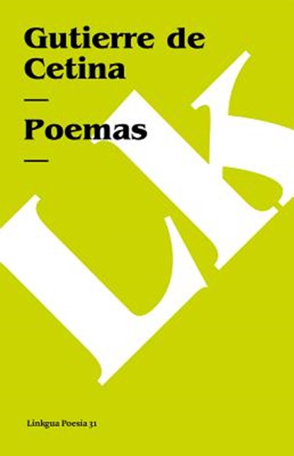 Poemas, Gutierre De Cetina - Paperback - 9788498162547
