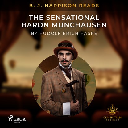 B.J. Harrison Reads The Sensational Baron Munchausen, Rudolf Erich Raspe - Luisterboek MP3 - 9788726575446