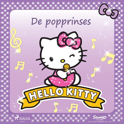 Hello Kitty - De popprinses, Sanrio - Luisterboek MP3 - 9788726702415