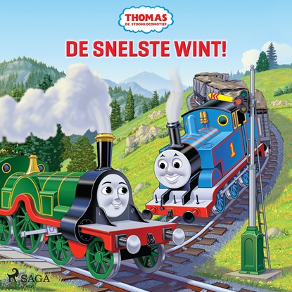 Thomas de Stoomlocomotief - De snelste wint!, Mattel - Luisterboek MP3 - 9788726868708