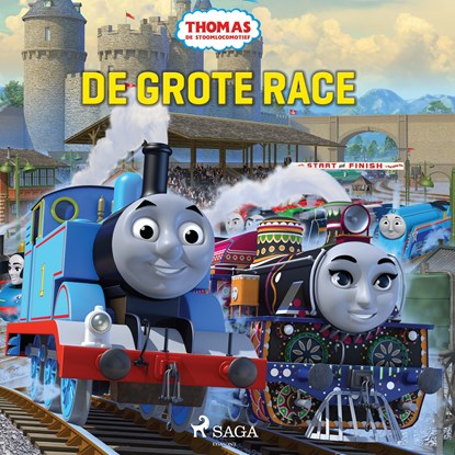 Thomas de Stoomlocomotief - De grote race, Mattel - Luisterboek MP3 - 9788726868777