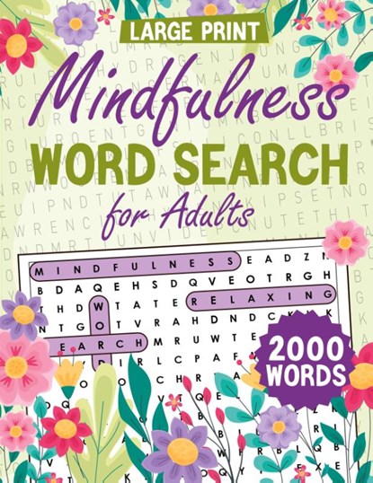 Mindfulness Word Search for Adults Large Print, Laura Bidden - Paperback - 9788747836564