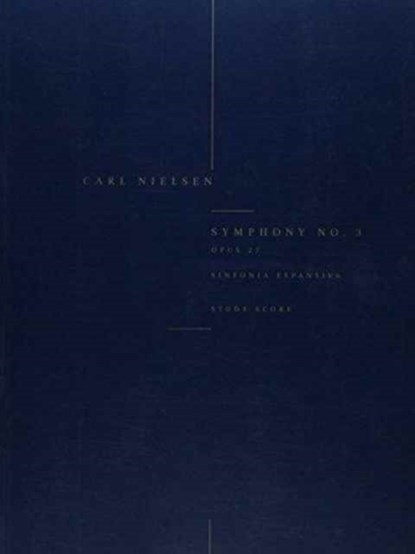 Symphony No.3 'Sinfonia Espansiva' Op.27, niet bekend - Paperback - 9788759811450