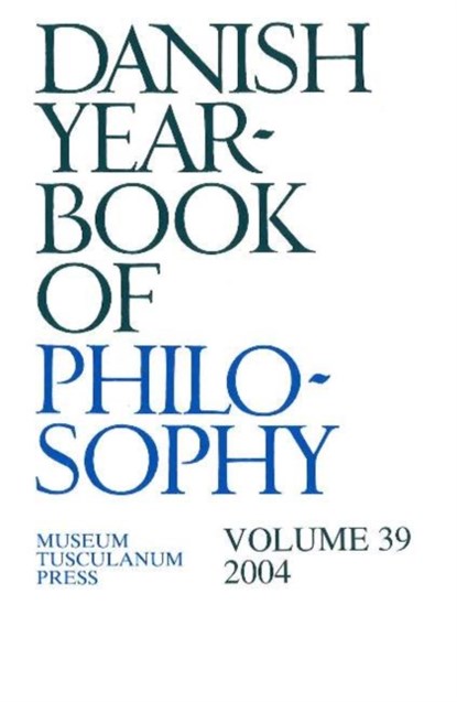 Danish Yearbook of Philosophy, Finn Collin - Paperback - 9788763502894
