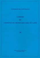 Cahiers de l'Institut du Moyen-Age Grec et Latin | auteur onbekend | 