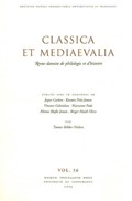 Classica et Mediaevalia | Carlsen, Jesper ; Friis-Jensen, Karsten ; Gabrielsen, Vincent | 