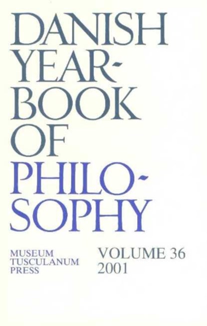 Danish Yearbook of Philosophy, Finn Collin - Paperback - 9788772897714