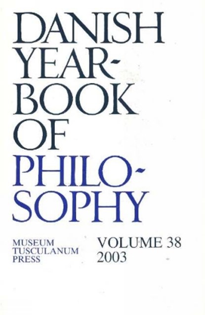 Danish Yearbook of Philosophy, Finn Colin - Paperback - 9788772899893