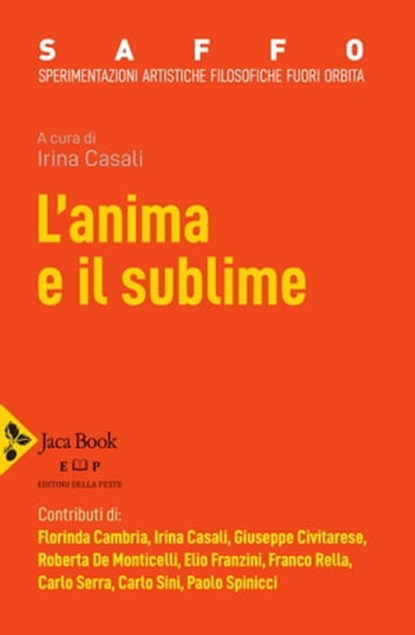L'anima e il sublime, Florinda Cambria ; Irina Casali ; Giuseppe Civitarese ; Roberta De Monticelli ; Elio Franzini ; Franco Rella ; Carlo Serra ; Carlo Sini ; Paolo Spinicci - Ebook - 9788816803299
