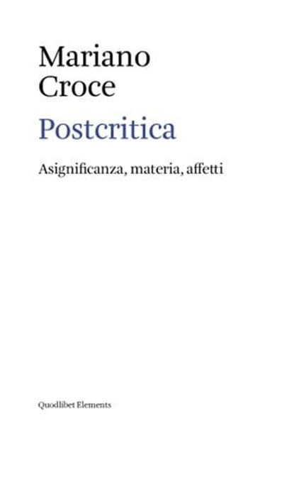 Postcritica, Mariano Croce - Ebook - 9788822910721