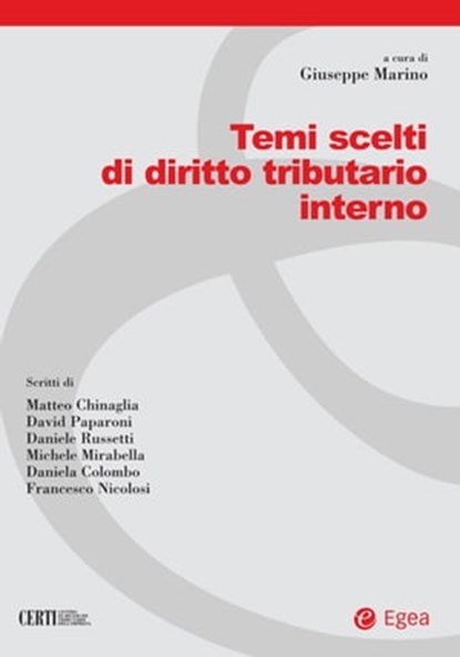 Temi scelti di diritto tributario interno, Giuseppe Marino - Ebook - 9788823871373