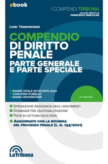Compendio di diritto penale, Luigi Tramontano - Ebook - 9788829108862