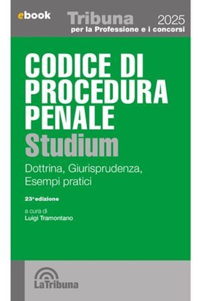 Codice di procedura penale studium, Luigi Tramontano - Ebook - 9788829117260