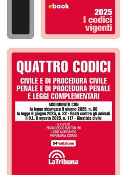 Quattro codici, Francesco Bartolini ; Luigi Alibrandi ; Piermaria Corso - Ebook - 9788829117321