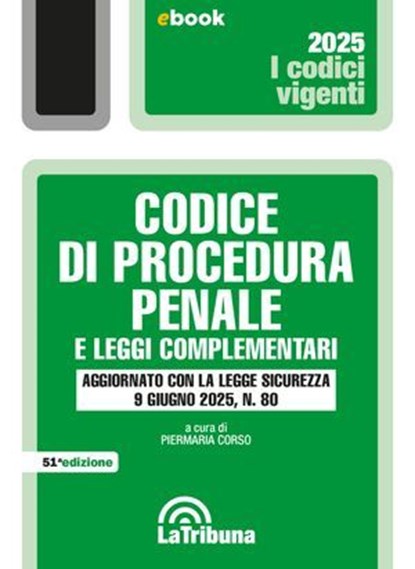 Codice di procedura penale e leggi complementari, Piermaria Corso - Ebook - 9788829118069