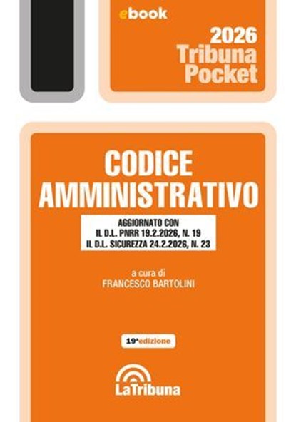 Codice amministrativo, Francesco Bartolini - Ebook - 9788829118656