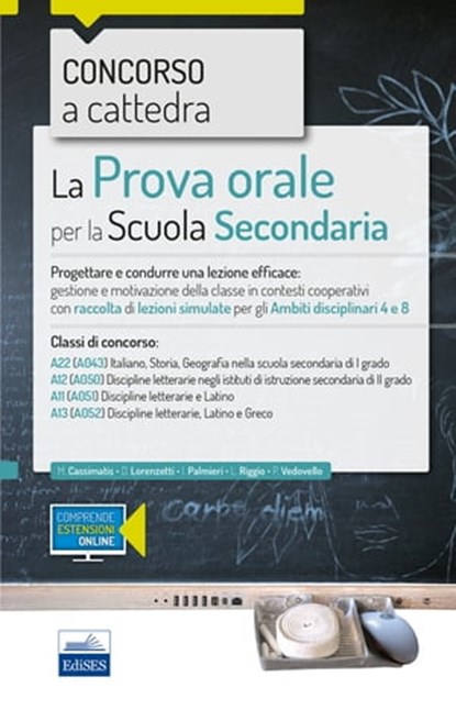 Concorso a cattedra - La prova orale per l'Ambito disciplinare 4 e 8 (letterario), Marika Cassimatis ; Ivano Palmieri ; Luciana Riggio ; Patrizia Vedovello - Ebook - 9788836224067