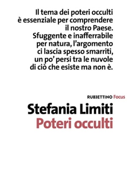 Poteri occulti, Stefania Limiti ; Enzo Ciconte - Ebook - 9788849855197