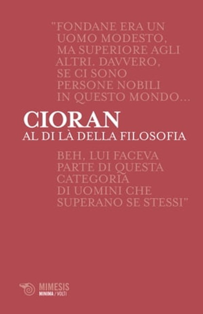 Al di là della filosofia, Emil Cioran - Ebook - 9788857558783