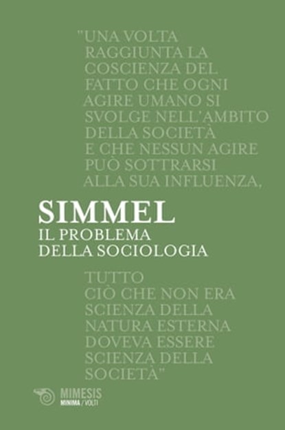 Il problema della sociologia, Georg Simmel - Ebook - 9788857558868