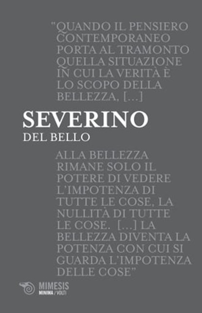 Del Bello, Emanuele Severino - Ebook - 9788857559056
