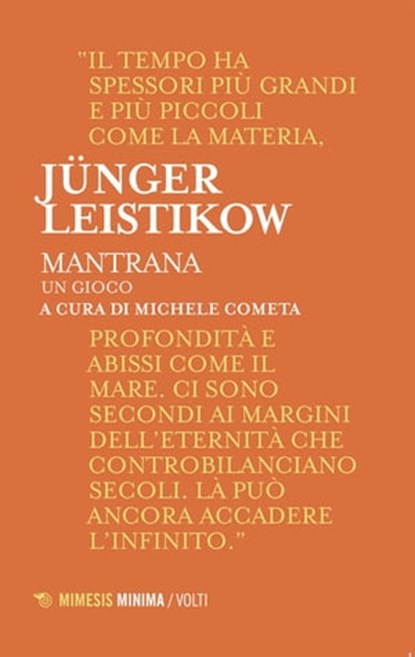 Mantrana, Ernst Jünger ; Klaus Ulrich Leistikow - Ebook - 9788857573274