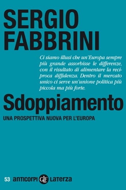 Sdoppiamento, Sergio Fabbrini - Ebook - 9788858129043