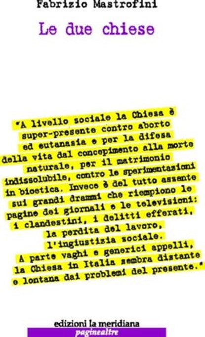 Le due chiese, Fabrizio Mastrofini - Ebook - 9788861532342
