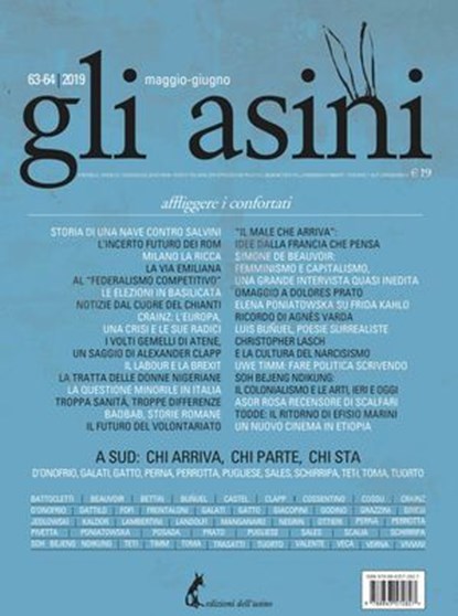 "Gli asini" n. 63-64, maggio-giugno 2019, Goffredo Fofi - Ebook - 9788863572889