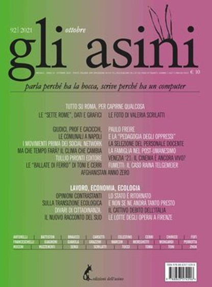 Gli asini n.92 ottobre 2021, AA.VV. - Ebook - 9788863574319