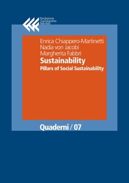 Sustainability, Nadia Von Jacobi ; Enrica Chiappero Martinetti ; Margherita Fabbri - Ebook - 9788868352370