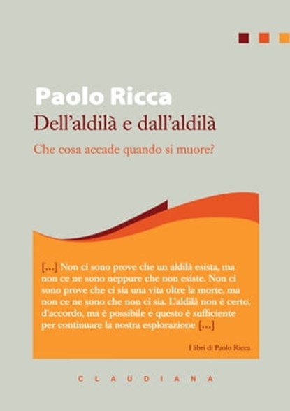 Dell'aldilà e dall'aldilà, Paolo Ricca - Ebook - 9788868985097