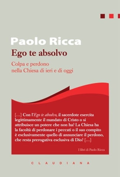 Ego te absolvo, Paolo Ricca - Ebook - 9788868985103