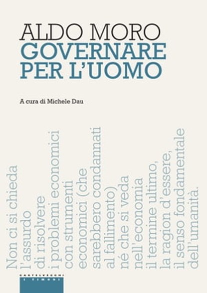 Governare per l'uomo, Aldo Moro - Ebook - 9788869448805