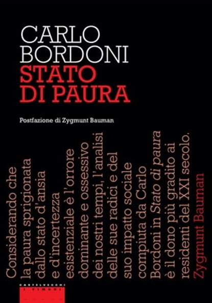 Stato di paura, Carlo Bordoni ; Zygmunt Bauman - Ebook - 9788869448812