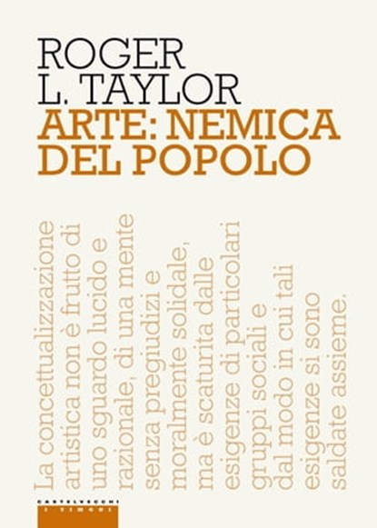 Arte: nemica del popolo, Roger L. Taylor ; Paolo Martore - Ebook - 9788869449710