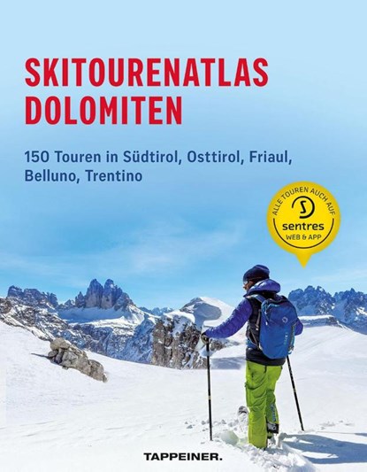 Skitourenatlas Dolomiten, niet bekend - Paperback - 9788870739343