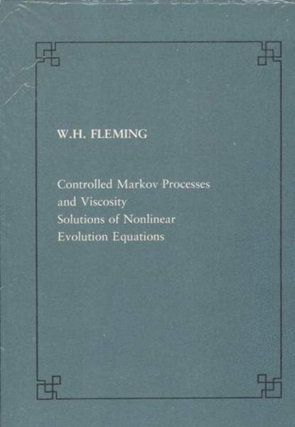 Controlled Markov processes and viscosity solutions of nonlinear evolution, niet bekend - Paperback - 9788876422508