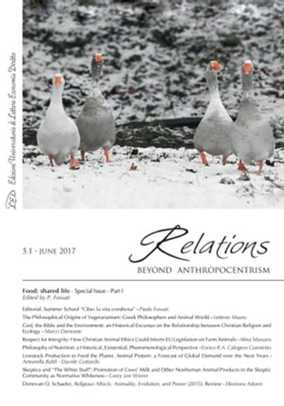 Relations. Beyond Anthropocentrism. Vol. 5, No. 1 (2017). Food: shared life: Part I, AA. VV. - Ebook - 9788879164351