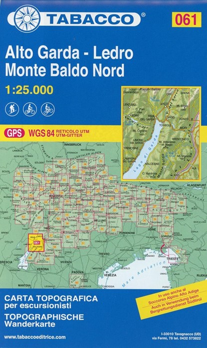 Tabacco Wandern 1 : 25 000 Alto Garda - Ledro - Monte Baldo Nord, niet bekend - Overig - 9788883151057