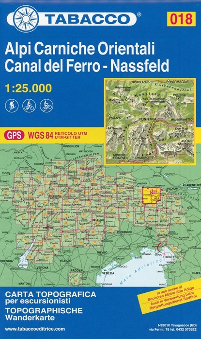 Alpi Carniche Orientali / Canal del Ferro, niet bekend - Overig - 9788883151231