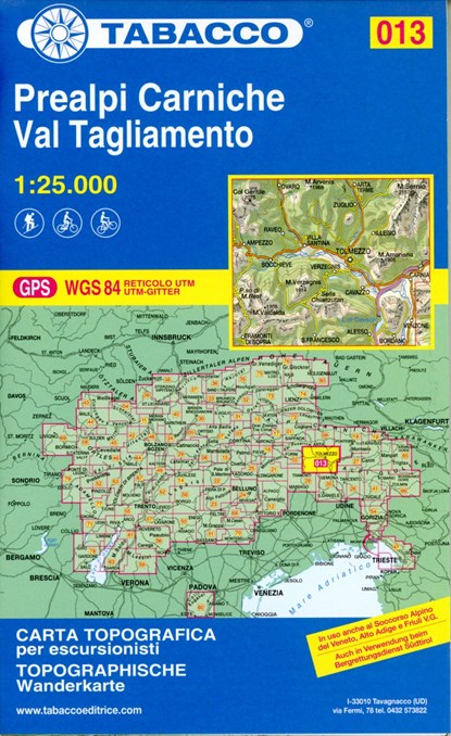 Prealpi Carniche / Val Tagliamento, niet bekend - Overig - 9788883151378